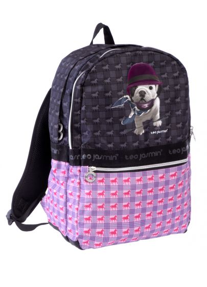 Sac a dos double compartiment Teo Jockey Teo Jasmin